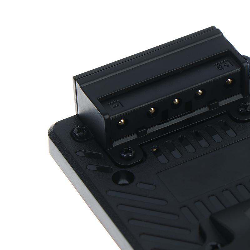 V-Lock Battery Back Pack Plate Adapter Replacement Quick Release Lock Design For Camera Camcorder Video Light