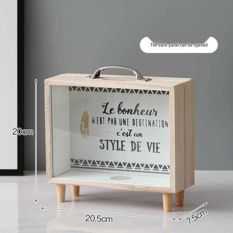 

Трендовая коробка-сюрприз: Милая копилка и хранилище для украшений для девочек 20x20x7 cm