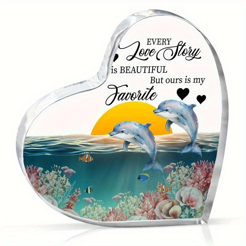 

Dolphin Charm Desktop Decor - Elegant Gift for Home & Office Spaces