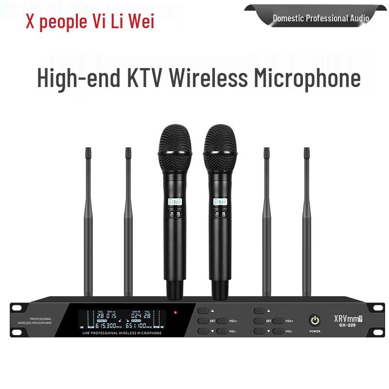 

Xun Er Wei GX-229 Professional True Diversity Wireless Microphone System (CN version)