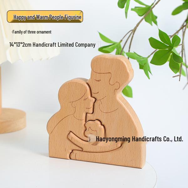 

New Wooden Family Puzzle: Ideal Mother s Day or Housewarming Gift