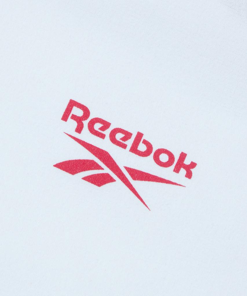 REEBOK Raglan Fresh Crop Short Sleeve Tee (W) - White:Red