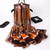 New Style of Imitation Silk Scarf for Women  Summer Vacation Scarf  Fashionable and Fashionable Printed Sunshade Scarf