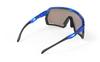 Rudy Project Kelion Sports Crystal Blue Sunglasses, Gloss/Multi-Laser Yellow, SP850577-0000