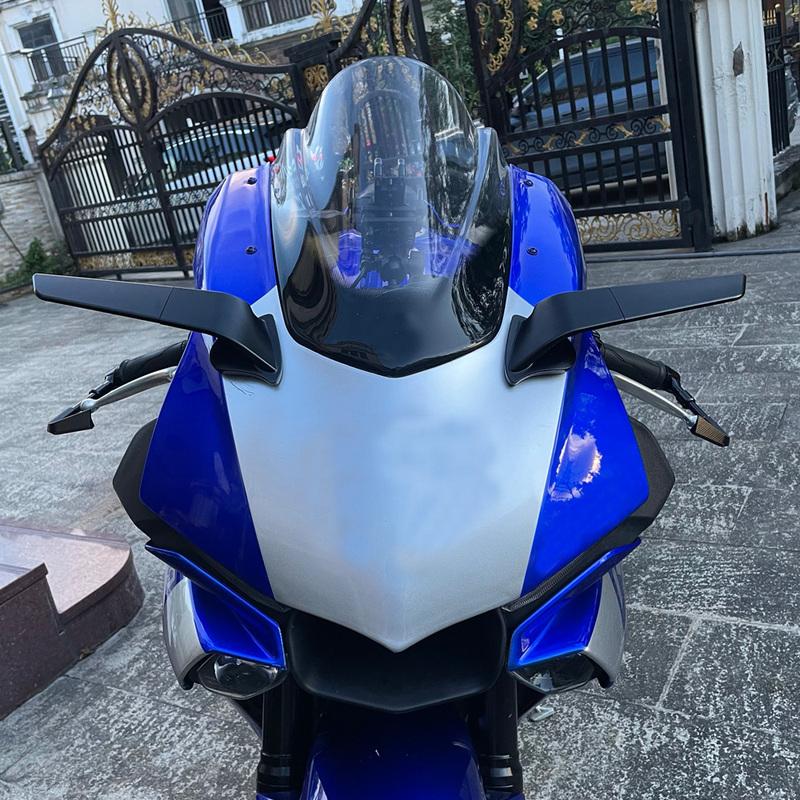 Motorcycle Mirror Modified Wind Wing Adjustable Rotating Rearview Mirror Accessories For YAMAHA YZFR1 YZF R1 2020 2021 2022 YZF R6 R7