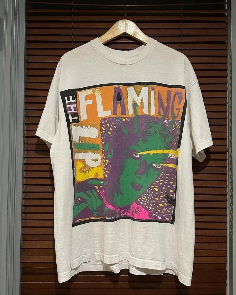 The Flaming Lips Band White Short Sleeve Unisex T shirt For Men Women S-5XL Unisex T-Shirt S