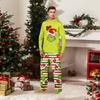 Parent-child Christmas Print Home Suit Long-sleeved Top And Pants