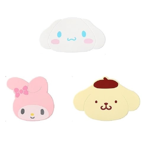 

Форма для льда Cinnamoroll, Pompompurin и My Melody, силиконовая, герметичная, с крышкой для легкой выемки, идеально подходит для чая и милых персонажей (Набор из