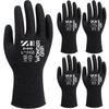 Level Work Size ZIZAI Black [WEID] Cut-Resistant Gloves, C, Gloves, Thin, Packaging, Grip, Anti-Slip, Nitrile, L, ZI-640 (5 Pairs),