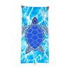 Foreign Trade Hot Sale Ocean Turtle Pattern Microfiber Beach Bath Towel Water Absorbent Quick-Drying Double-Sided Fleece