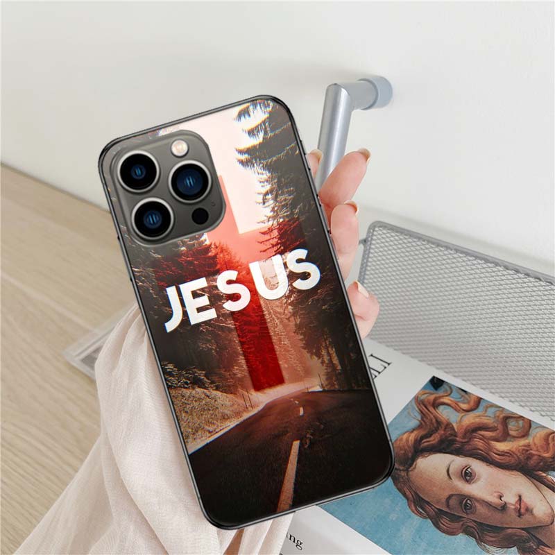 Jesus Bible Phone Case For Iphone 17 Air 16 15 Pro Max 14 Plus 16E Coque 13 Pro 12 Mini 11 Clear Cover Silicone Cute Shell Soft