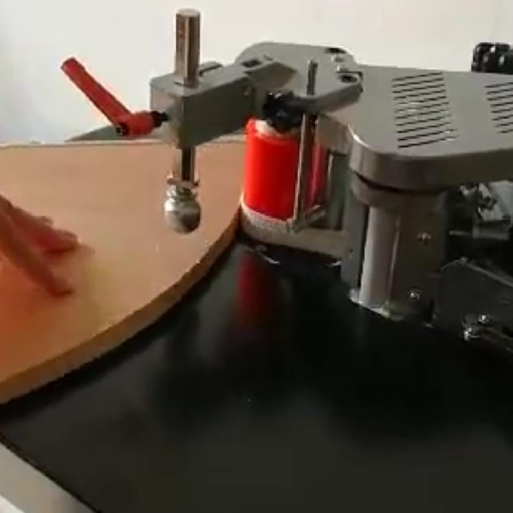 110v Portable Woodworking Edge Banding Machine-Adjustable Speed Curve/Straight Line For PVC/MDF/ABS/Particle Board/Acrylic board