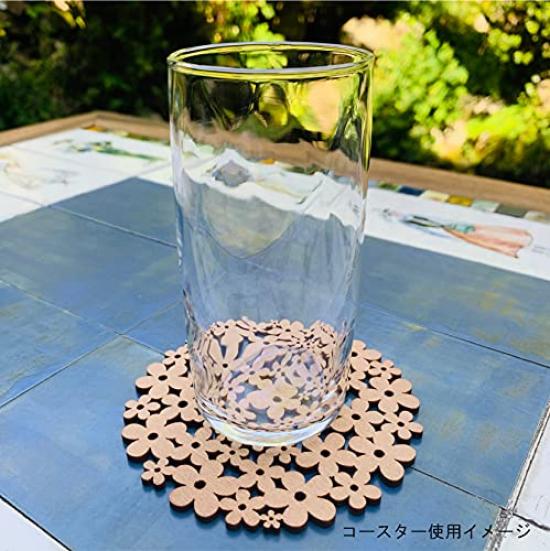 SIKTEN Scandinavian Set of 5 Lithuanian Wooden Coasters Stylish Coasters Perfect for Decorating or As a Base for Each Coaster Measures Approximately