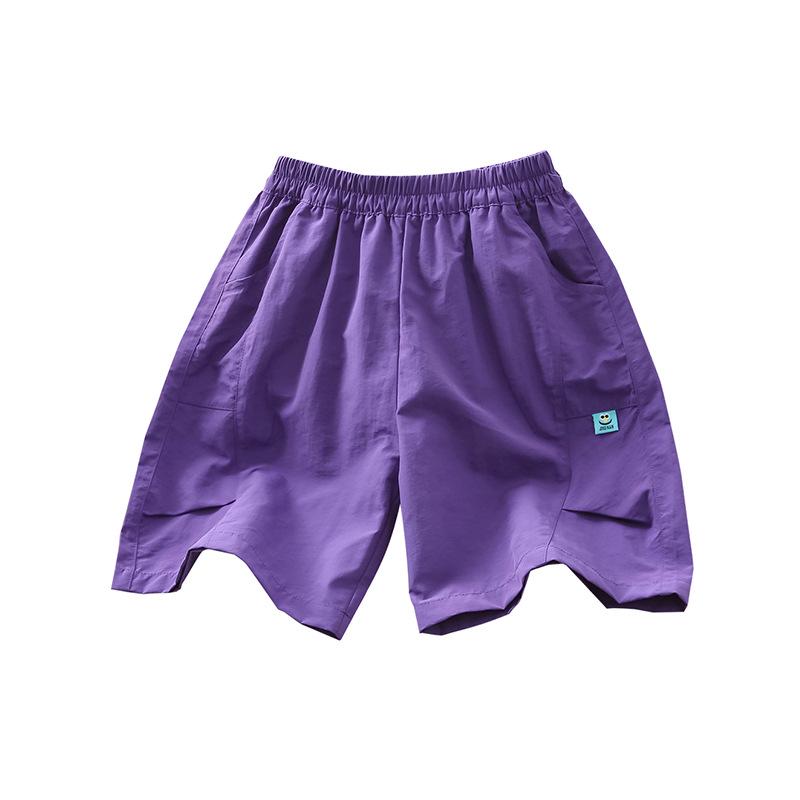 Kids' Quick-Dry Outdoor Cargo Shorts - Summer Casual, Loose Fit
