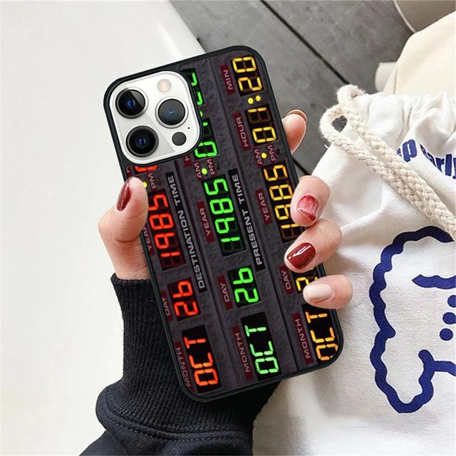Flux Capacitor Back To the Future Cover For iPhone 17 Air 15 16e 14 13 12 Pro Max 11 Pro Max Plus Phone Case Coque