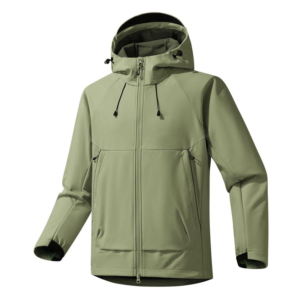 Men's Unisex Outdoor Softshell Hooded Jacket - High Quality, Three-Proof, Popular Sport Style