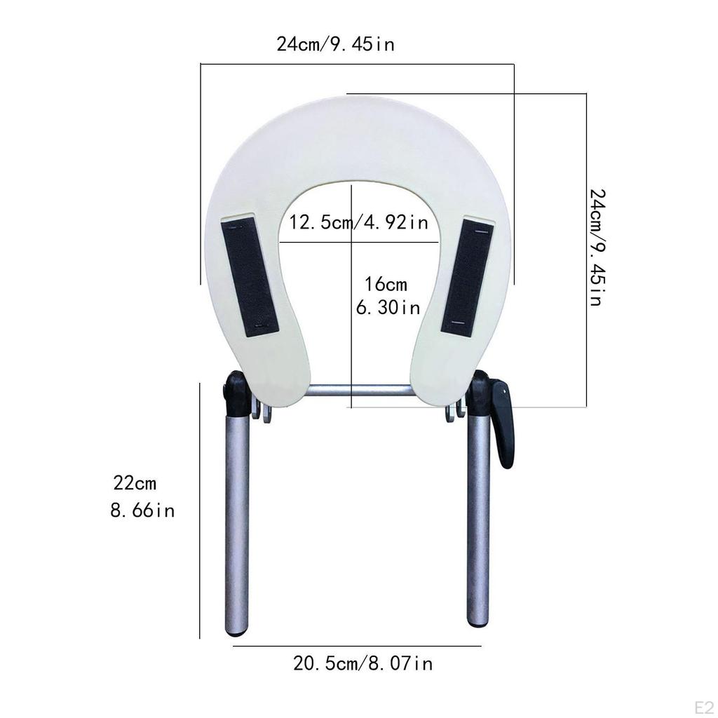 Face Cradle for Massage Table, Aluminum Space Holder ,Accessories, Lightweight Bed