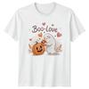 BooLove TShirt Cute Ghost Halloween Gift For Him And Her