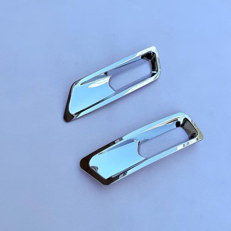 For Honda pilot  2024 2025 ABS chrome black Car Exterior Accessories Part  Rear Fog Lamp Light Bumper Reflector Frame Cover Trim