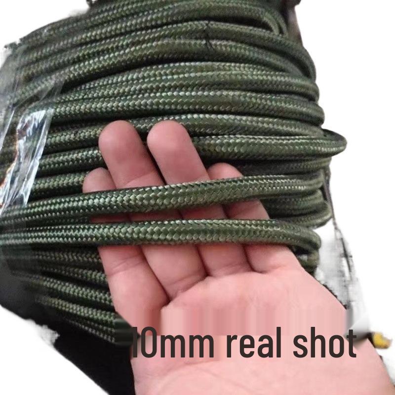 Strapazierfähiges militärgrünes Nylon-Polyester-Seil für den Außenbereich