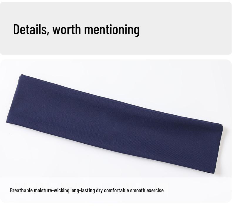 Unisex Sweat-Absorbing Sports Headband for Yoga, Running, and Cycling