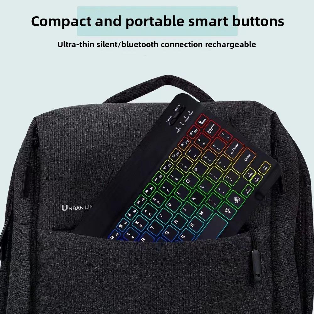 Bluetooth Keyboard Set with Mouse Backlit Keyboard for Phone Tablet