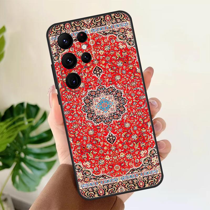 Persian rug art Soft Case For Samsung Galaxy S25 Ultra S21 S22 S23 S24 Plus S9 S10 S20 FE S24 FE Phone Cover