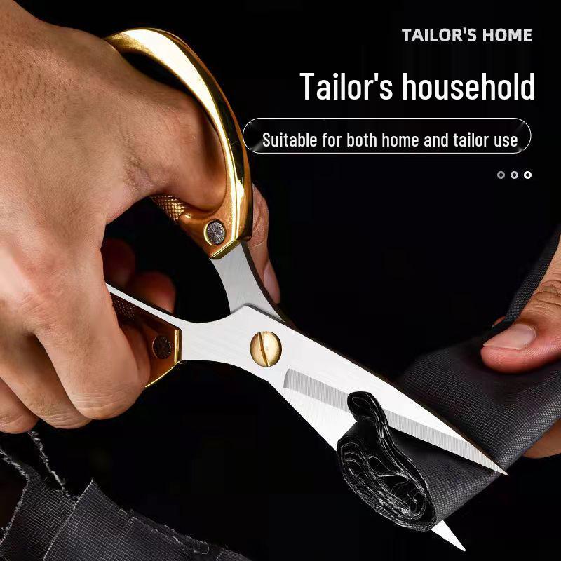 K82 Stainless Steel Alloy Kitchen Scissors for Chicken Bones - Household and Craft Use