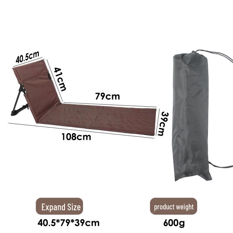 Breathable Mesh Folding Aluminum Camping Chair with Extended Backrest