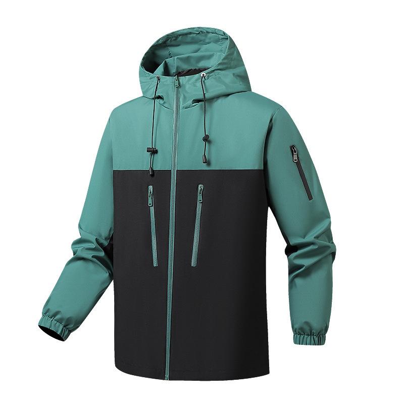 Buitenjas met capuchon Vrije tijd Sport Winddicht Waterdicht Herfst Mannen en Vrouwen Dezelfde Jas.