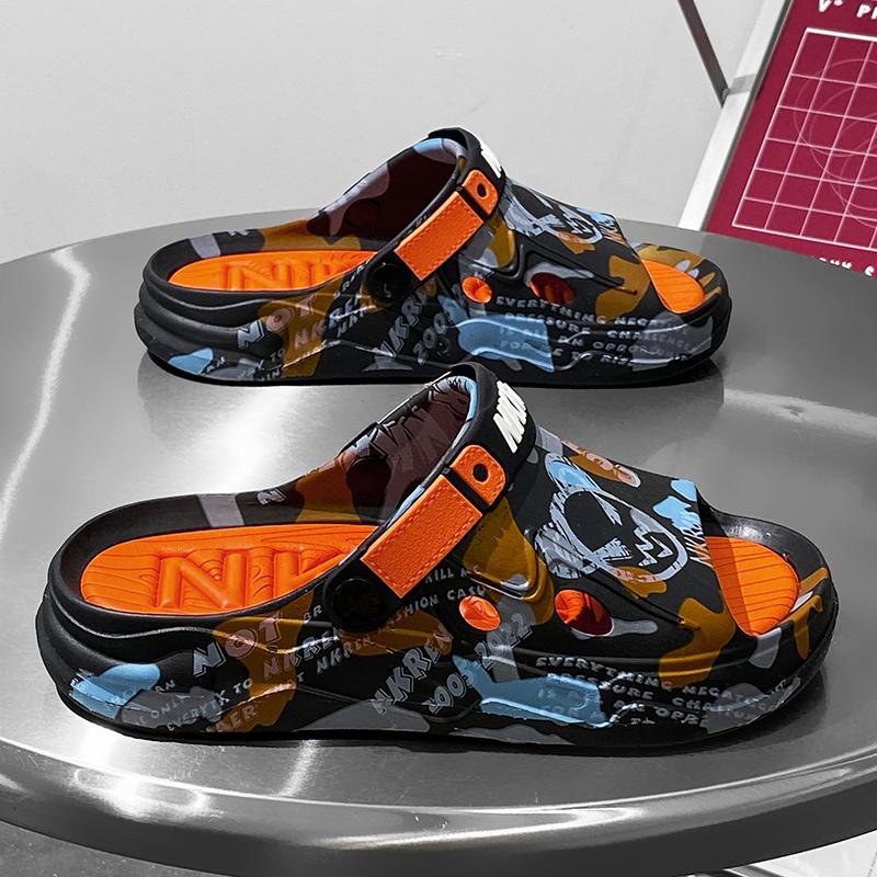 2025 New Men Slipper Summer Shoes Sneaker Korea Style Water Beach Sandals EVA Casual Sports Clogs Men Shoes Slipper Sandals