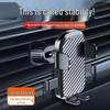 Black Tech Car Phone Holder: Suction Cup & Air Vent Mount with Navigation Bracket