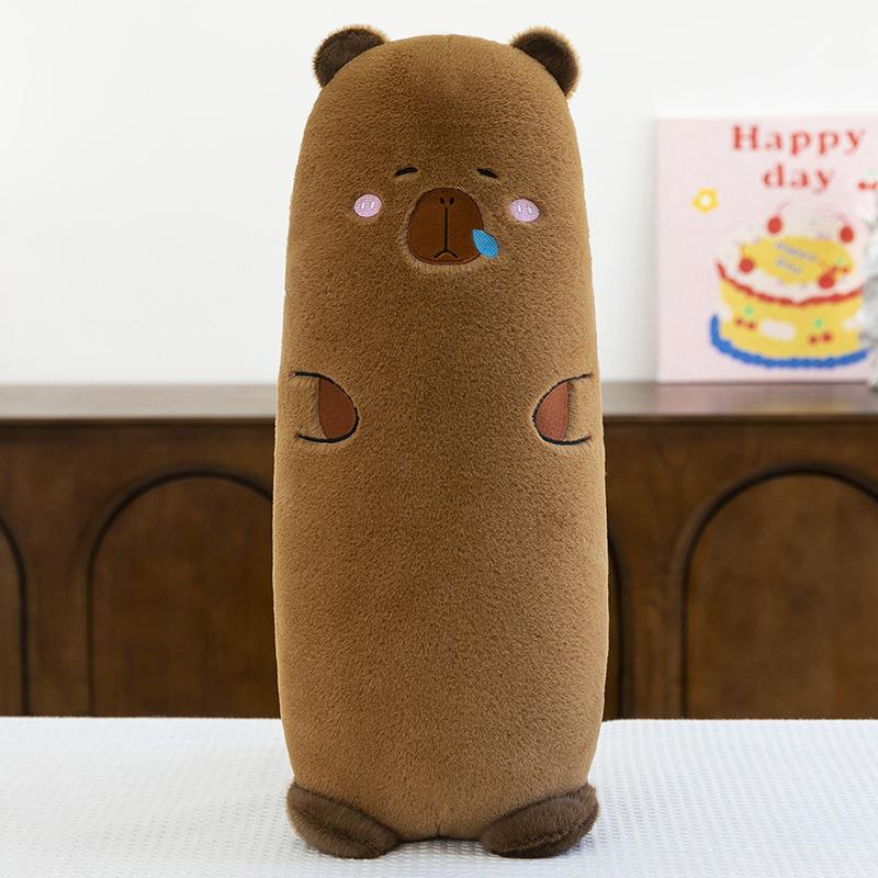 

Capybara Cute Plush Toy Cartoon Animal Doll For Girls Gift Decoration Bedroom 60cm коричневий