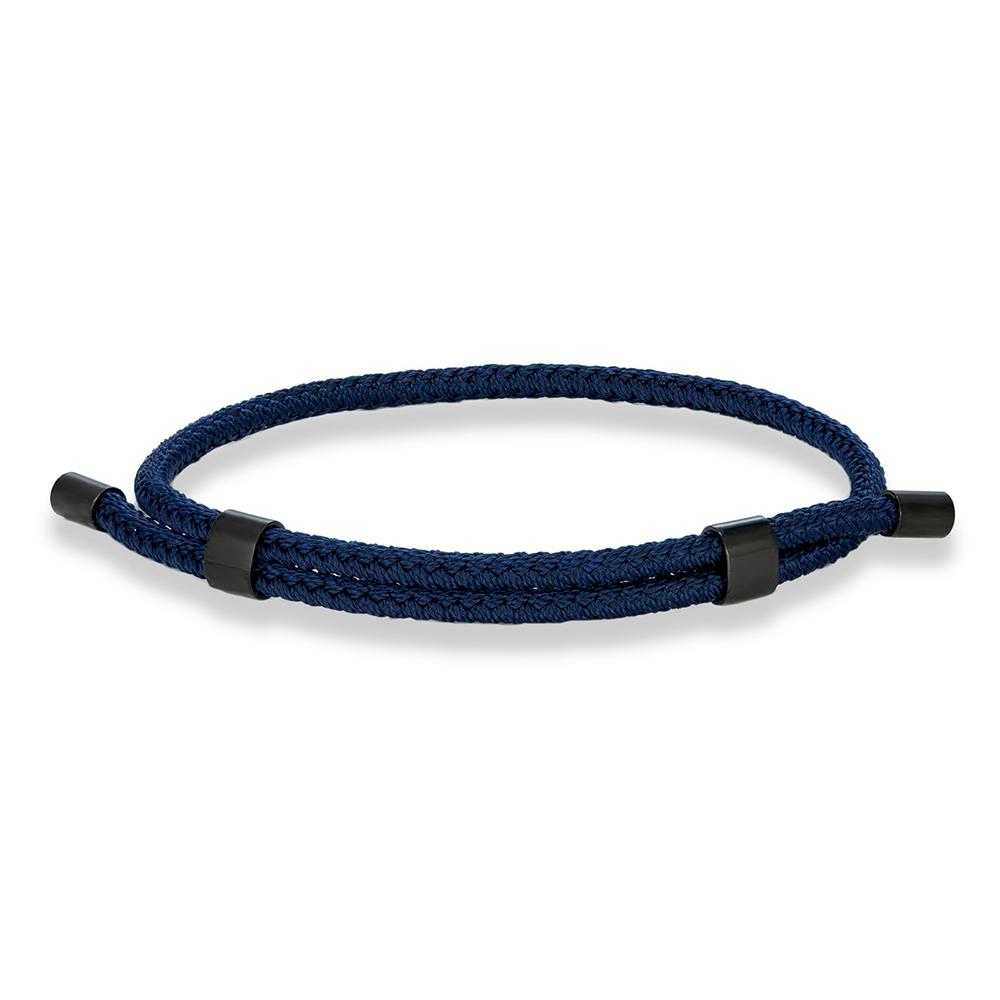 3MM Waterproof Surfering Rope Bracelets Men Adjustable Nautical Rope Bracelet Women Black Stainless Steel Sport Buckle