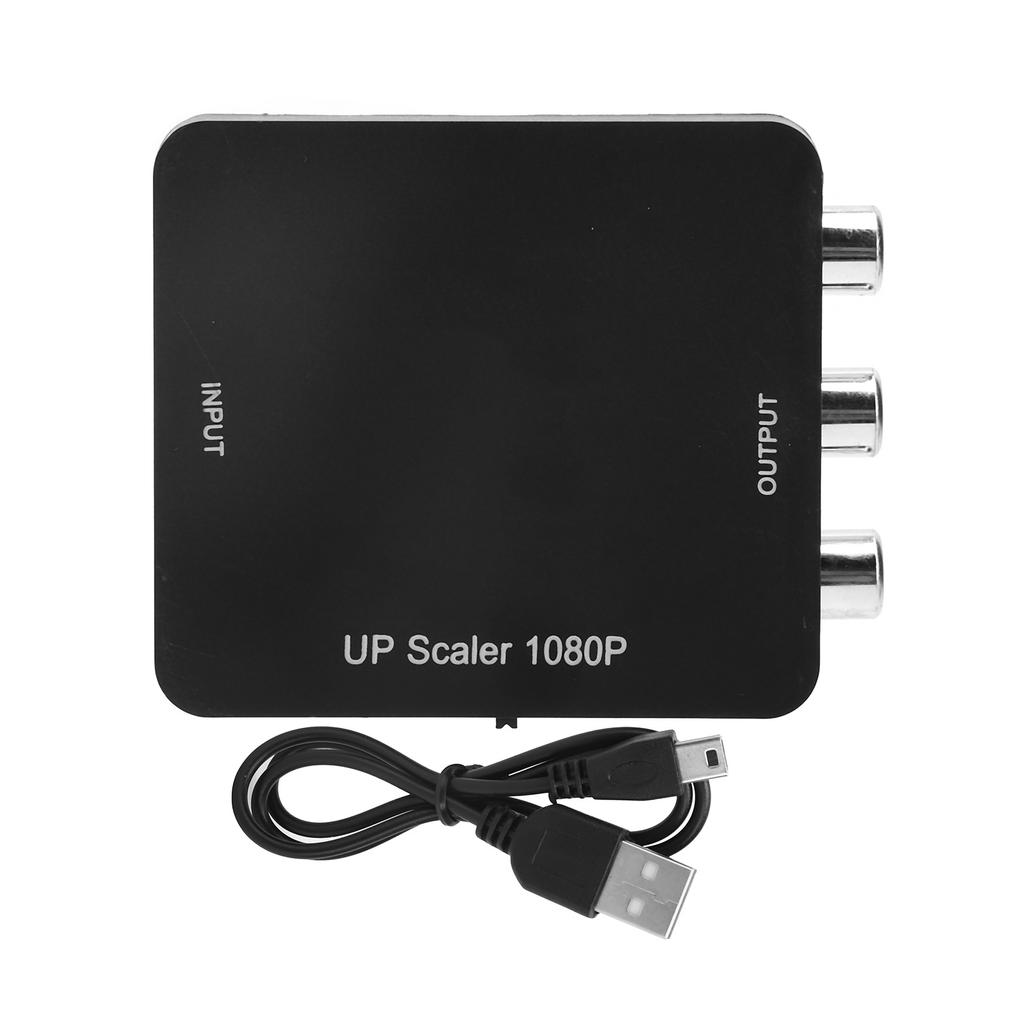 HD-Multimedia-Schnittstelle zu AV-Konverter HD-Video-Audio-Adapter mit Mini-USB-Stromkabel