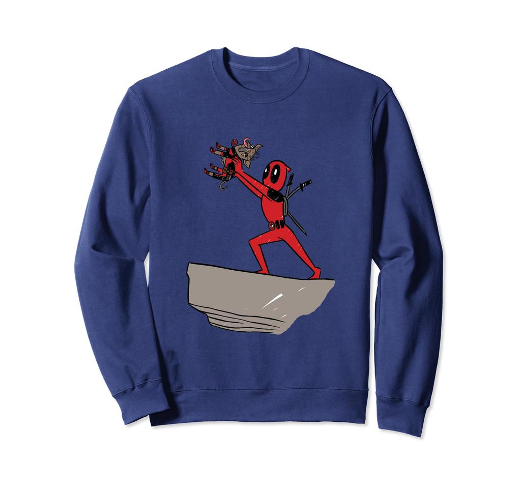 Marvel Deadpool & Wolverine Lion King Pride Rock Dog Pool Sweatshirt