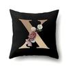 Polyester Pillowcase Home Car Decoration Printing Pillowcase 26 English Letter Cushion Cover