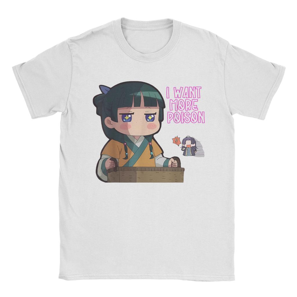 Les Carnets de l'Apothicaire Mao Mao T-Shirt pour Homme Mignon Fille Anime Drôle Humour T-Shirt en Coton Manches Courtes T-Shirts Idée Cadeau Hauts