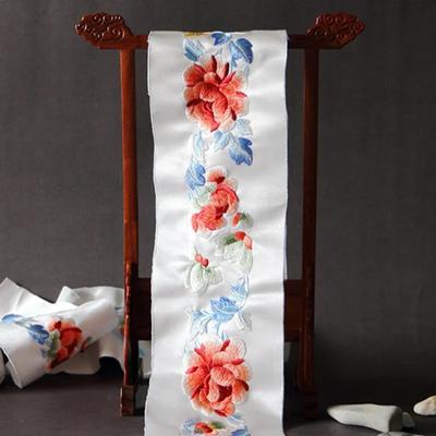 50cm Chinese Jacquard Embroidered Ribbon Fabric Retro Embroidery Webbing Lace Trim Hanfu Dress Clothes Curtain DIY Accessories