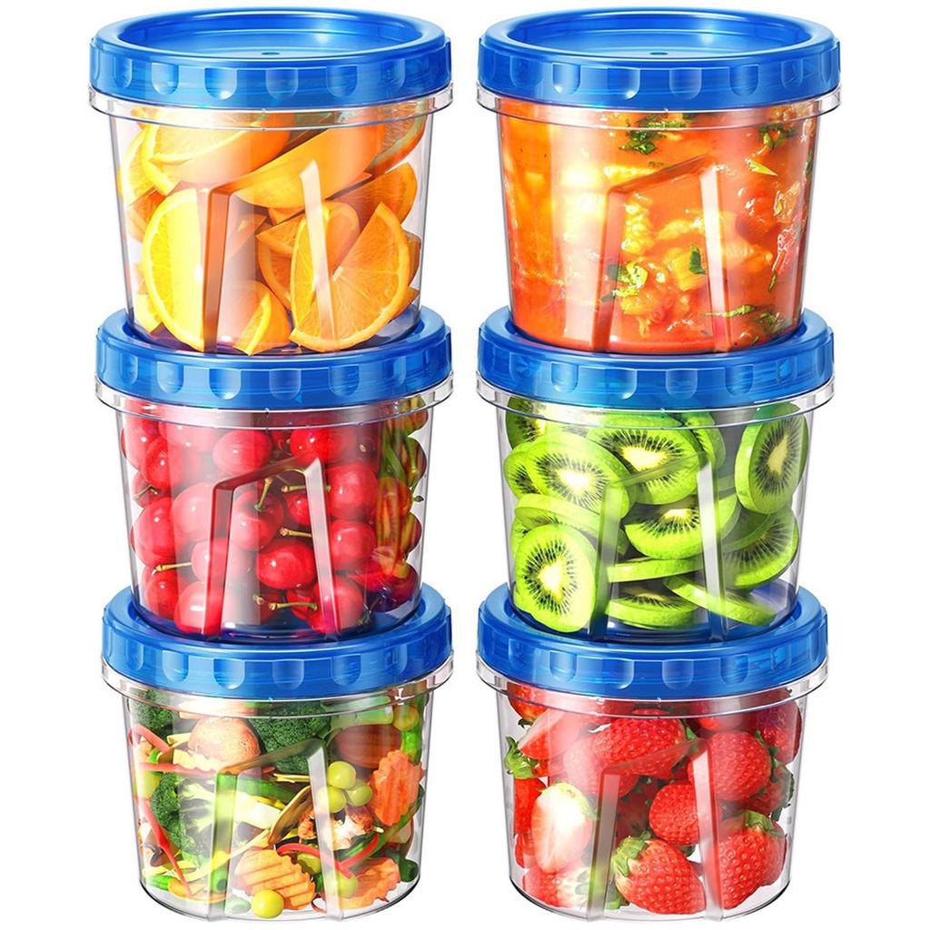 Storage Containers Stackable Leakproof Food Storage Containers with Top Lids Dishwasher Safe for Kitchen