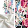 Women's large-size short-sleeved T-shirt, irregular hem design, digital printing