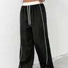 Spring and summer sports style women's clothing fashion loose casual niche hanging wide leg pants