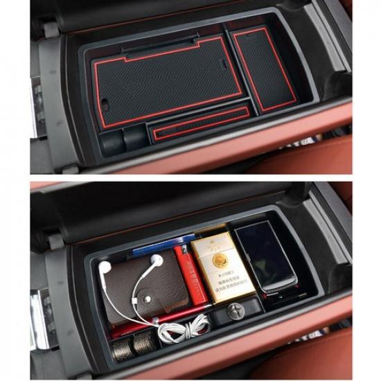 Armrest Storage Box for Citroen C5 Aircross 2017 2018 Central Console Glove Tray