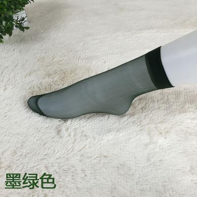 Spring and summer ultra-thin socks women's transparent invisible socks crystal socks anti-hook silk summer flesh-colored sexy stockings