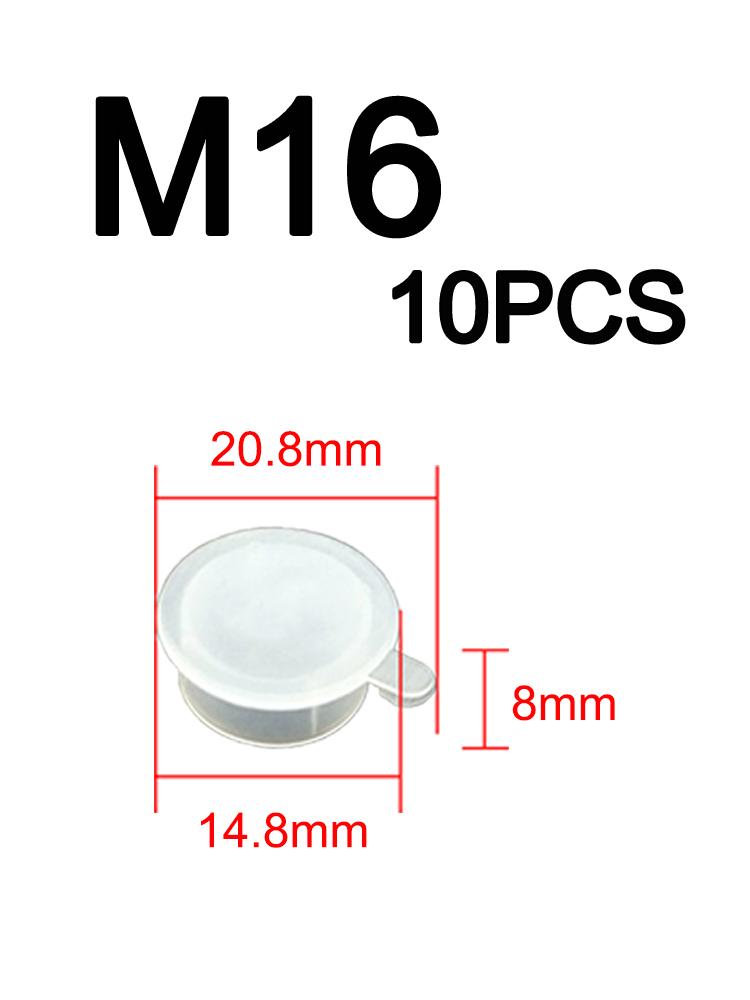 Internal Thread Translucent Plastic Plug Cover Nut Plug, Pipe Plug, Round Plug, Hole Plug Plug, Round Pipe Dust Plug