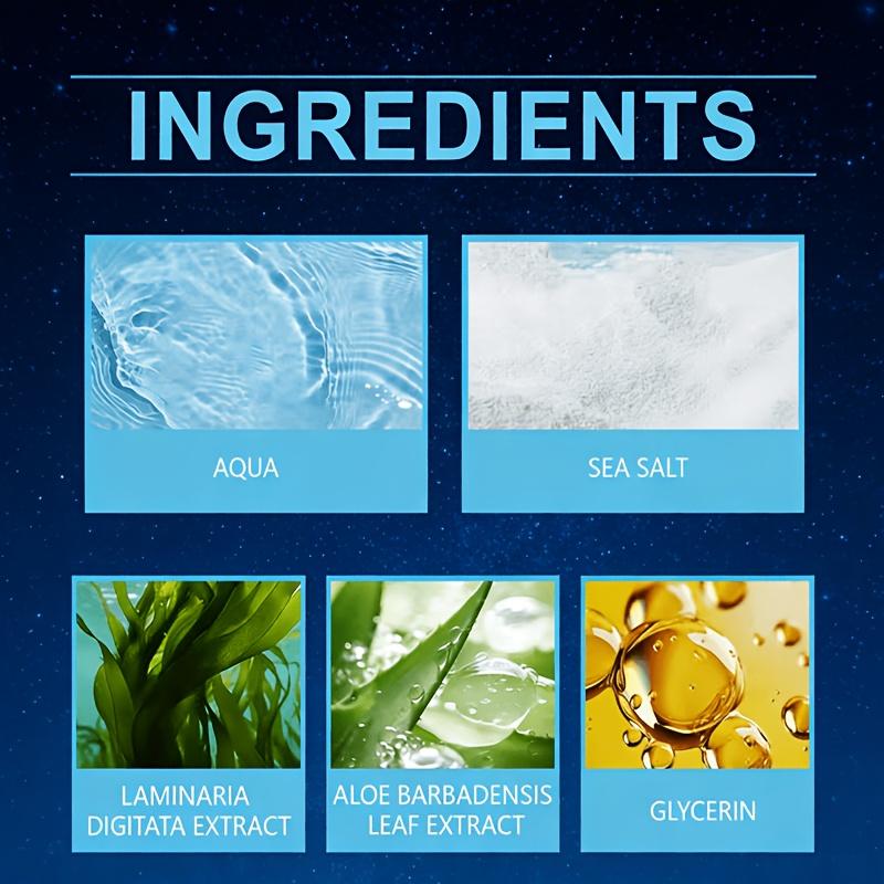 GSWP Sea Salt Hair Spray, Provides a Refreshing, Oil-Controlling Effect In Summer, Hydrates and Moisturizes. 100ml/200ml
