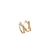 New X Cross-shaped Stud Earrings for Women, Elegant and Fashionable, High-end, Suitable for Various Occasions, Casual Wear.
