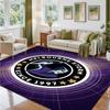 Melbourne Storm Design Crystal Velvet Rug Soft Decorative Mat for Bedroom Entrance