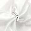 2x Niche Design Moon and for Sun Open Rings Engagement Wedding Ring for Women Lo