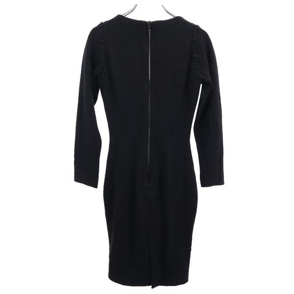 ALTUZARRA wool Long sleeve one piece black Women Used